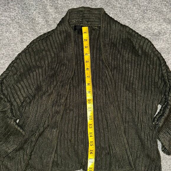 Forest Green Cardigan Sweater - Picture 6 of 6